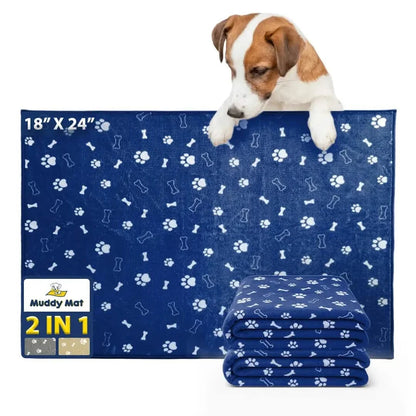 Muddymats® Washable Pee Pads for Dogs, Super Absorbent Reusable Puppy Pads–100% Waterproof Pee & Potty Training Pads for Pets, Non-Slip Dog Pads for Crates, Playpens and Floors