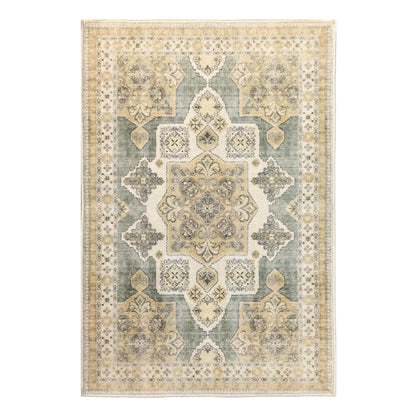 Muddy Carpet Monarch Washable Area Rugs for Living Room, Bedroom & Dining Room – Modern Soft Low Pile Non Slip Carpet – Pet Friendly Waterproof Foldable Rugs for Home
