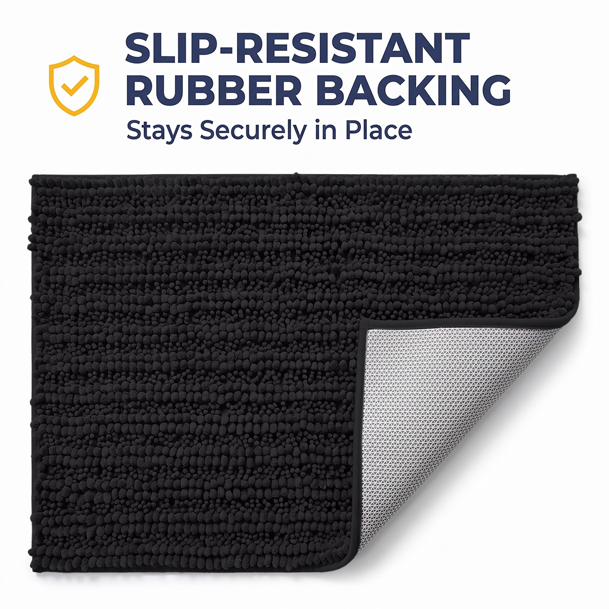 Muddymats® DuoMax Dog Door Mat for Muddy Paws – Dual-Texture Absorbent Mat Chenille Entryway Muddy Carpet®, Microfiber Quick Dry, Slip Resistant Machine Washable Indoor Mat