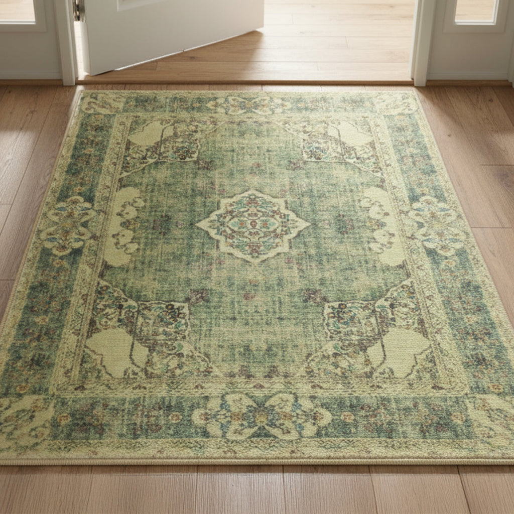 Muddy Carpet Majestic Washable Area Rugs for Living Room, Bedroom & Dining Room – Modern Soft Low Pile Non Slip Carpet – Pet Friendly Waterproof Foldable Rugs for Home