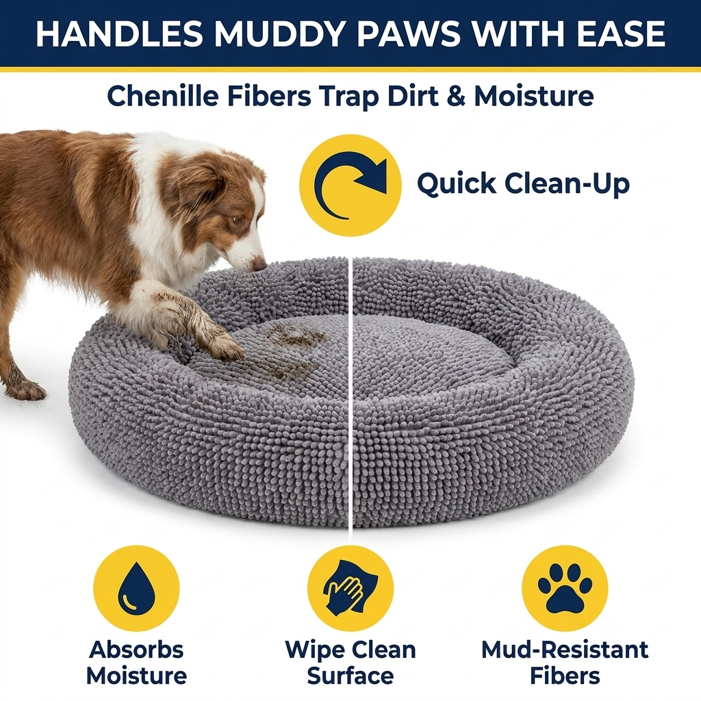 Muddymats® Cloud K-9 Bed – Donut Dog Bed