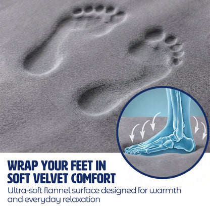 Muddymats® Memory Foam Bath Mat – Velvet Soft Non Slip Bathroom Rugs, Thick Absorbent Bath Rugs, Washable Bath Mat for Bathroom Floor and Shower