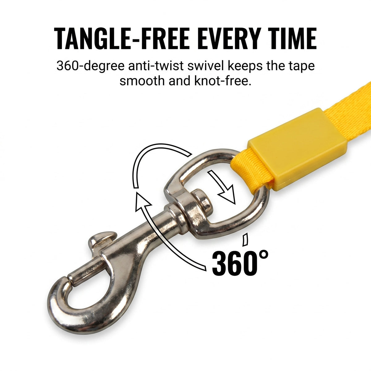 Muddymats® Retractable Dog Leash – 16 ft Heavy Duty Tape Leash for Small & Medium Dogs up to 44 lbs | One-Button Brake, 360° Tangle-Free | Ergonomic Grip