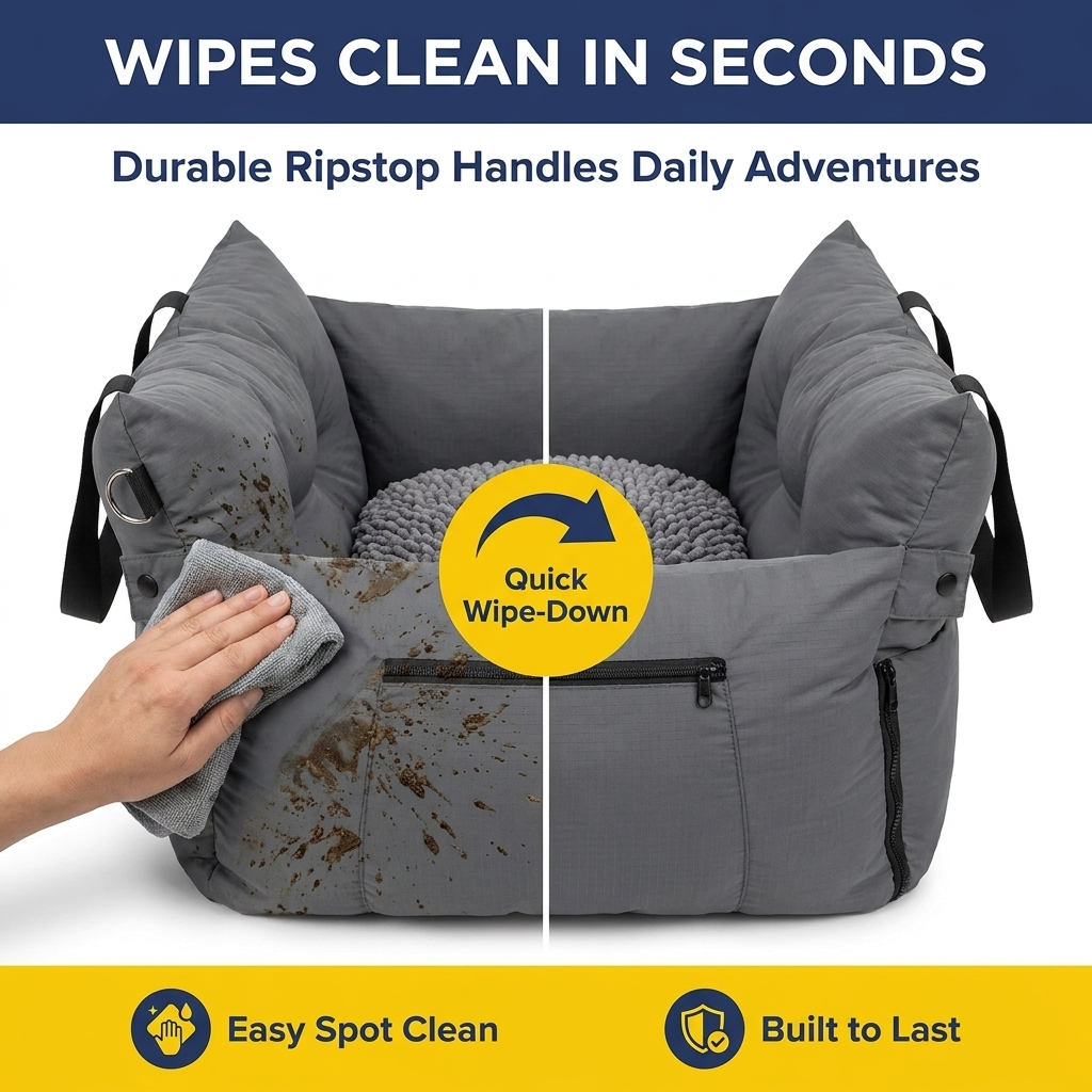 Muddymats® Cloud K-9 Bed – Travel Dog Bed - 16" x 20"