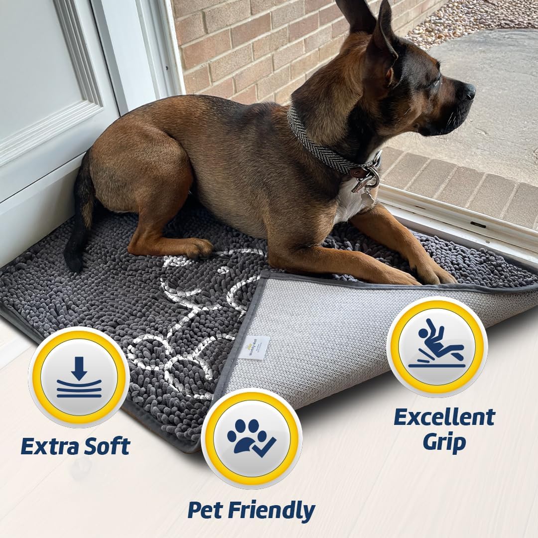 Embroidery Muddymats® - Dog Lazy