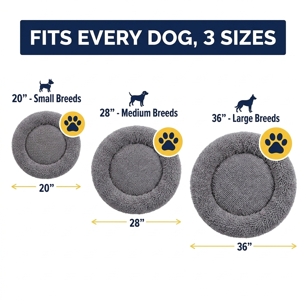 Muddymats® Cloud K-9 Bed – Donut Dog Bed