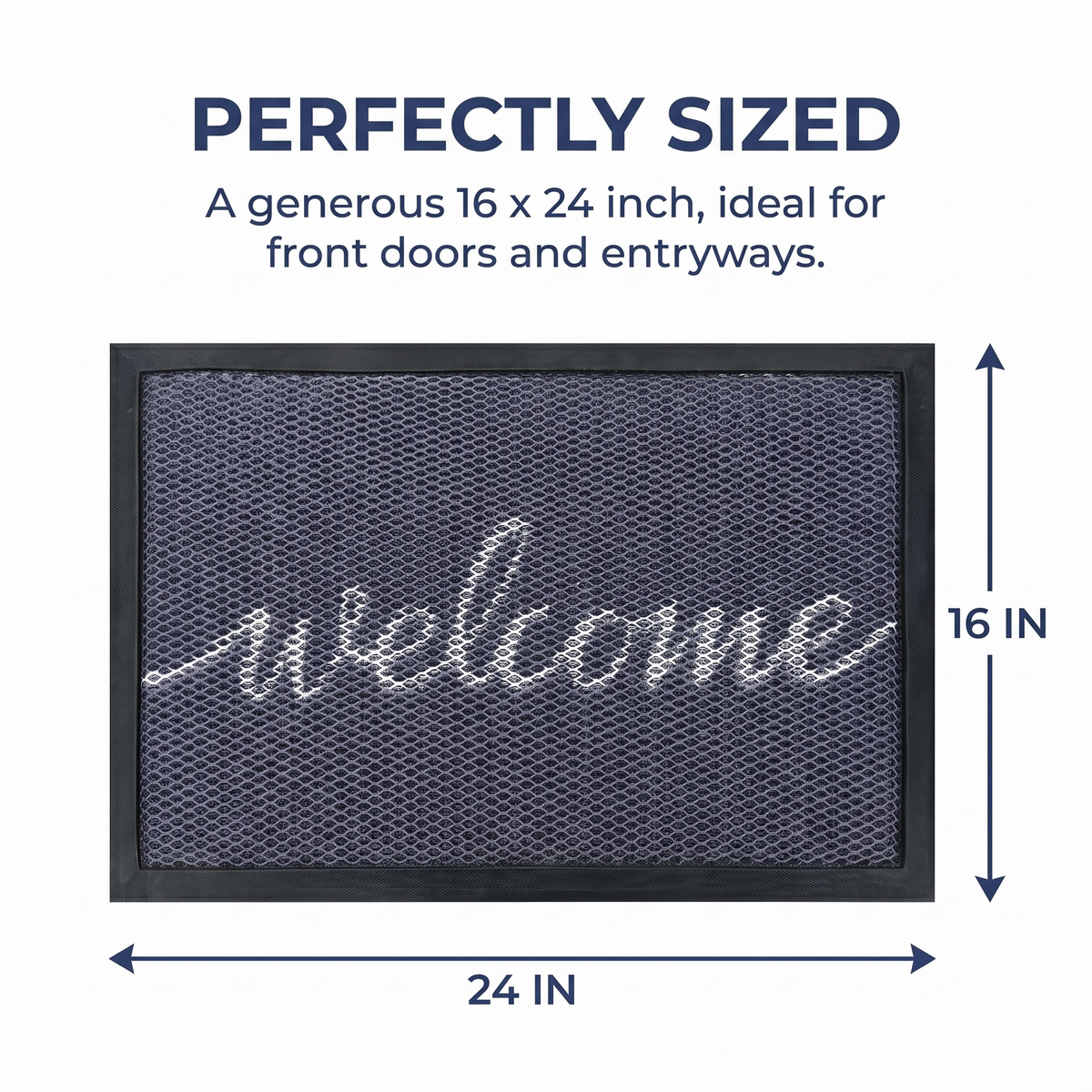 Muddymats® Printed Meshy Mat – The Best Dog Outdoor Mat for Muddy Paws