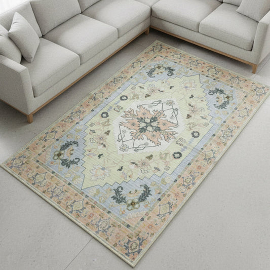 Muddy Carpet Sorrento Washable Area Rugs for Living Room, Bedroom & Dining Room – Modern Soft Low Pile Non Slip Carpet – Pet Friendly Waterproof Foldable Rugs for Home