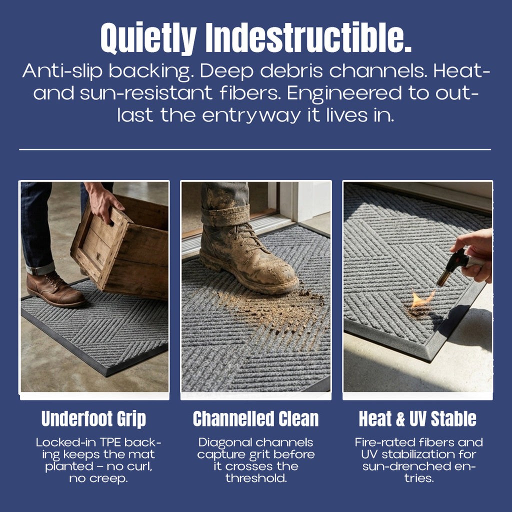 Muddymats® Printed Meshy Mat – The Best Dog Outdoor Mat for Muddy Paws