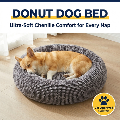 Muddymats® Cloud K-9 Bed – Donut Dog Bed