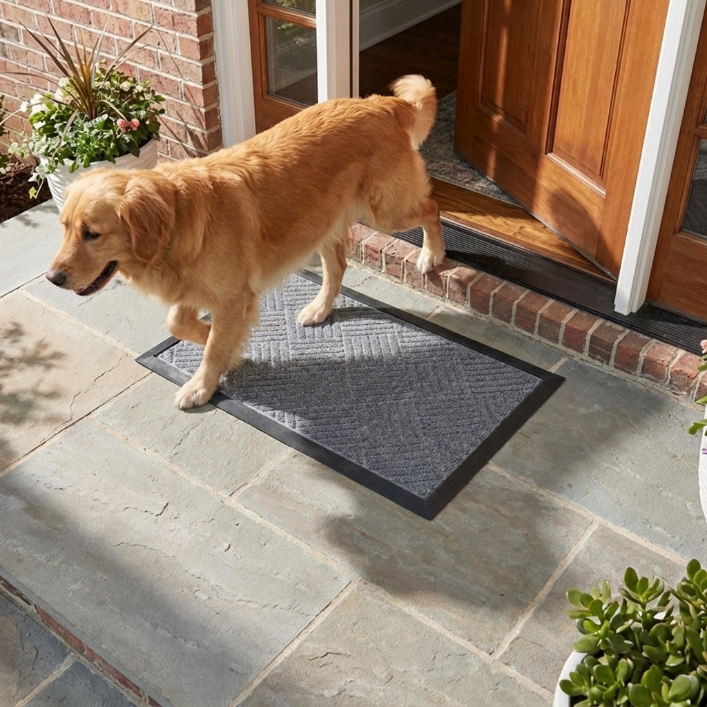 Muddymats® Printed Meshy Mat – The Best Dog Outdoor Mat for Muddy Paws