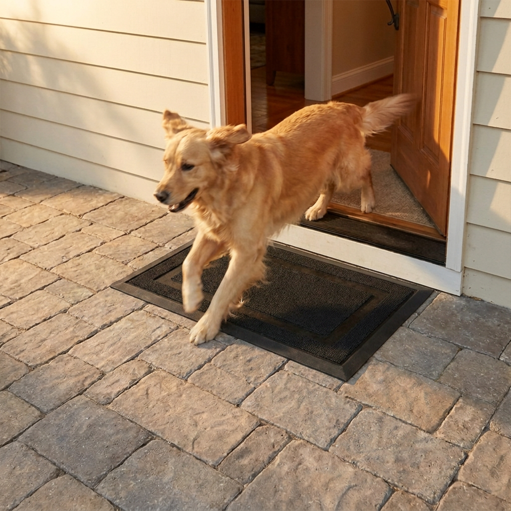 Muddymats® Printed Meshy Mat – The Best Dog Outdoor Mat for Muddy Paws