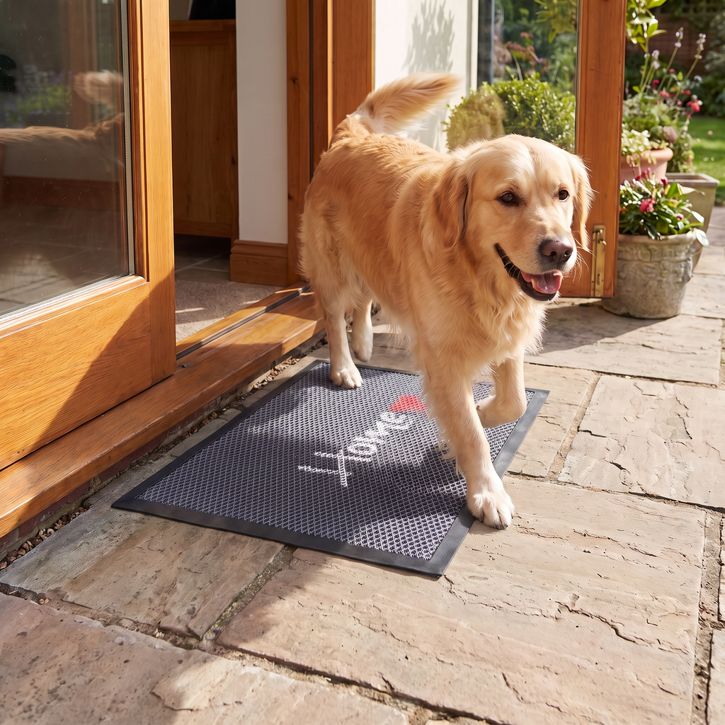 Muddymats® Printed Meshy Mat – The Best Dog Outdoor Mat for Muddy Paws