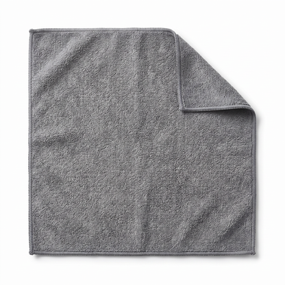 Muddymats® Kitchen Towels 3 Pack - Super Absorbent Microfiber Dish Cloths, Quick Dry Soft Cleaning Towels for Dishes, Counters and Spills, Machine Washable, Grey 11.8" x 11.8"