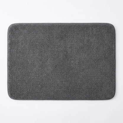 Muddymats® CloudStep Bathroom Rugs, Non Slip Bath Mats for Bathroom, Super Absorbent Memory Foam Chenille, Quick Dry Machine Washable Thick Toilet Rug for Shower Tub and Floor