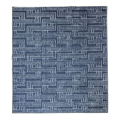 Muddy Carpet Cipher Washable Area Rugs for Living Room, Bedroom & Dining Room – Modern Soft Low Pile Non Slip Carpet – Pet Friendly Waterproof Foldable Rugs for Home