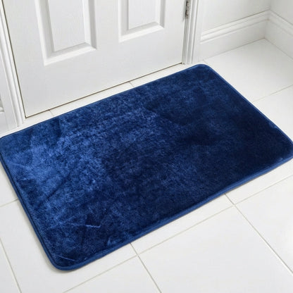 Muddymats® Memory Foam Bath Mat – Velvet Soft Non Slip Bathroom Rugs, Thick Absorbent Bath Rugs, Washable Bath Mat for Bathroom Floor and Shower