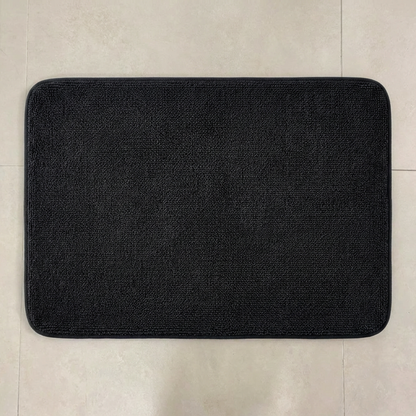 Muddymats® CloudStep Bathroom Rugs, Non Slip Bath Mats for Bathroom, Super Absorbent Memory Foam Chenille, Quick Dry Machine Washable Thick Toilet Rug for Shower Tub and Floor